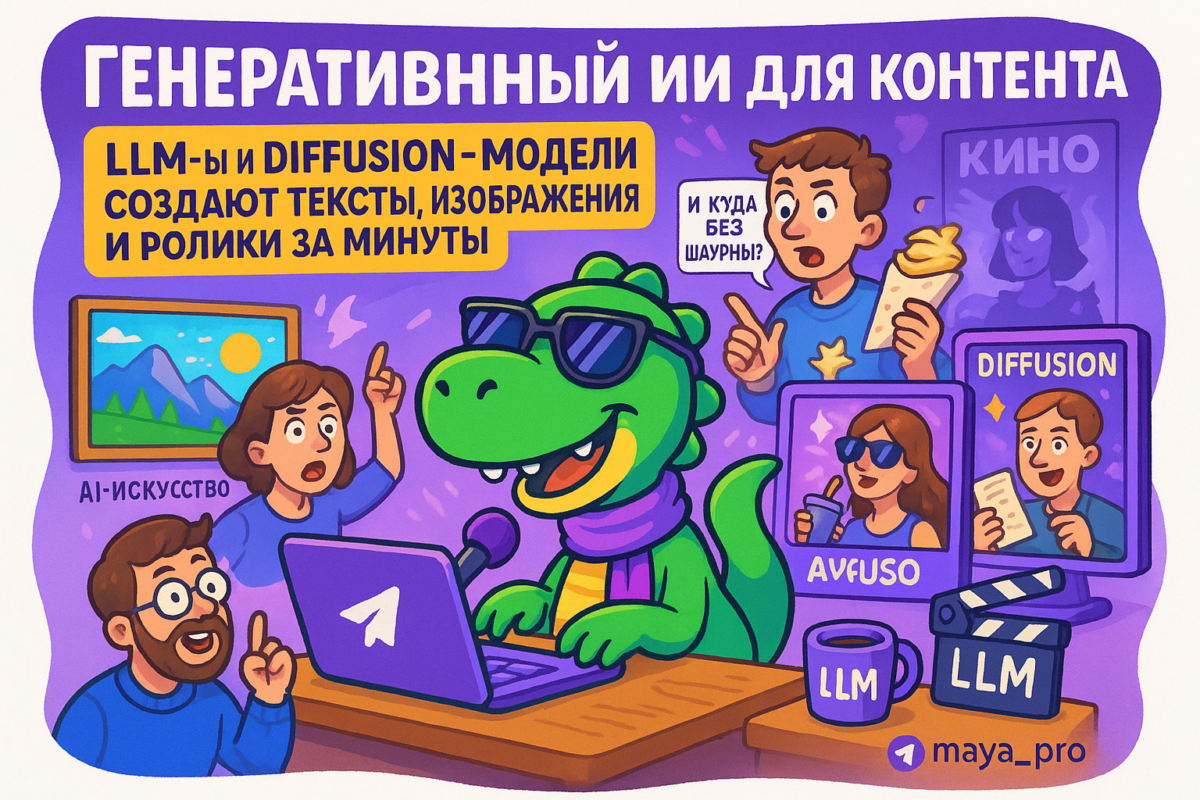    Генеративный ИИ: как создать контент за минуты и зажечь маркетинг 2025 года Артур Хорошев