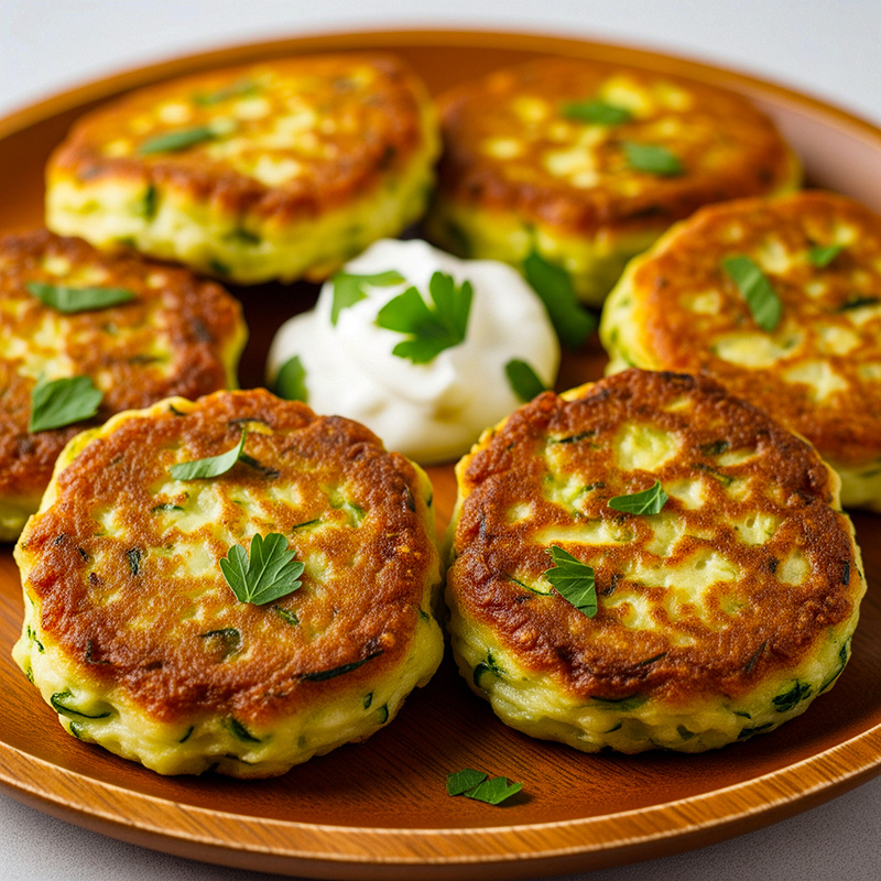 Кабачковые Оладушки