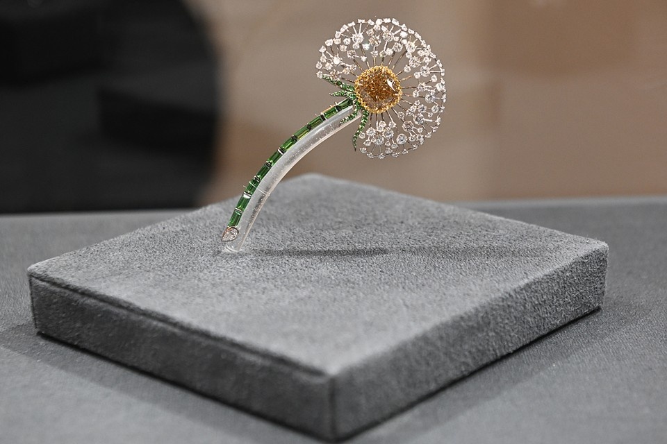    В броши в виде одуванчика — алмаз от «Алроса» в 10 карат Михаил ФРОЛОВ