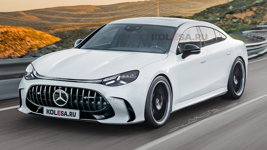    Рендер нового седана Mercedes-AMG GT