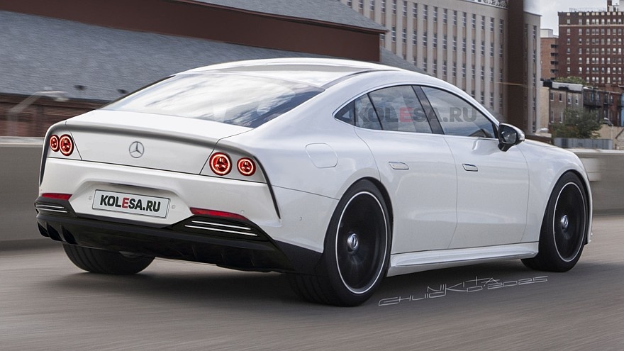    Рендер нового седана Mercedes-AMG GT