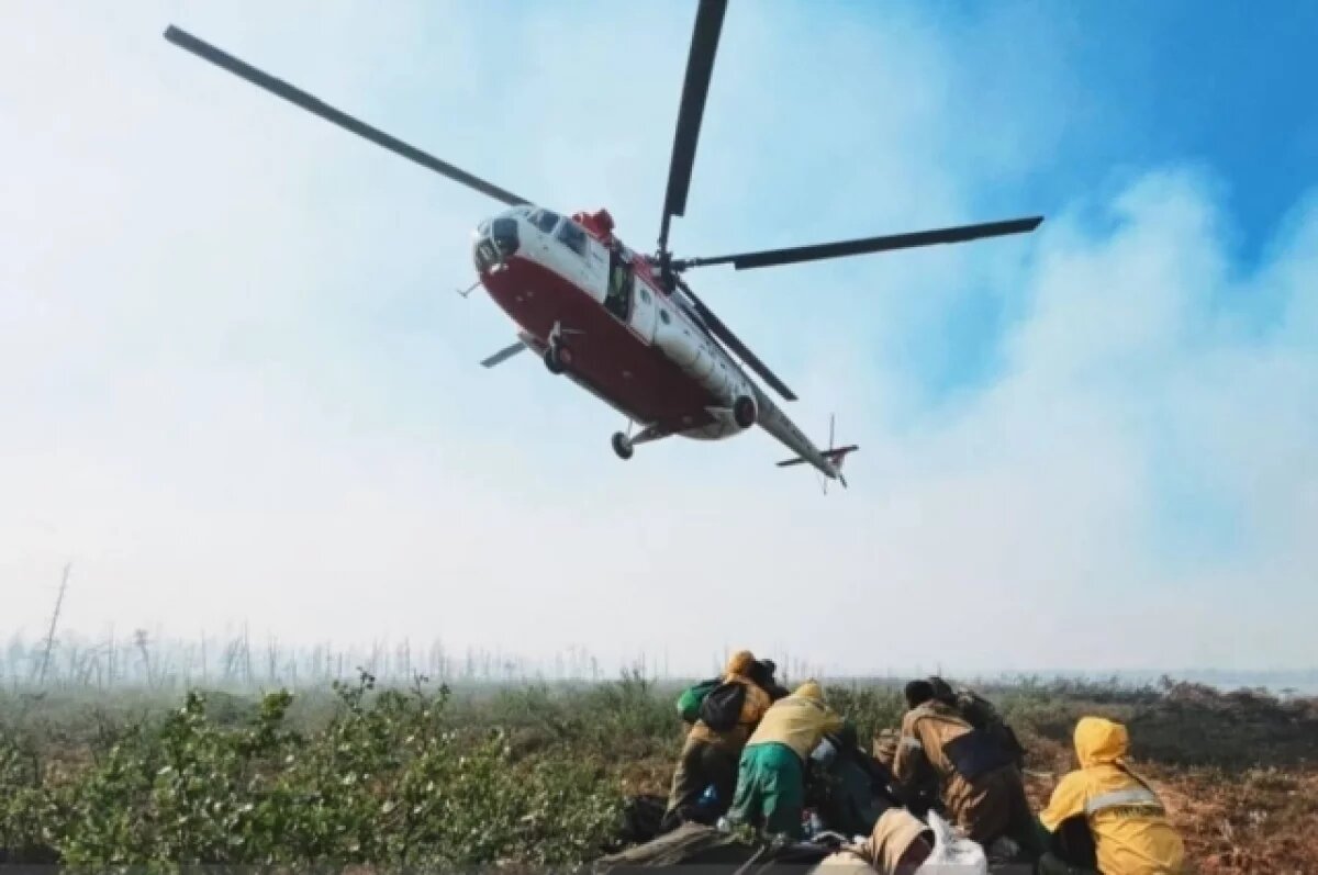    На площади 3 029 гектаров тушат лесные пожары в Якутии