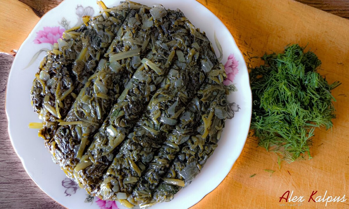 Рецепт готовки рубленного шпината по-грузински как бабушка учила в Кахетии