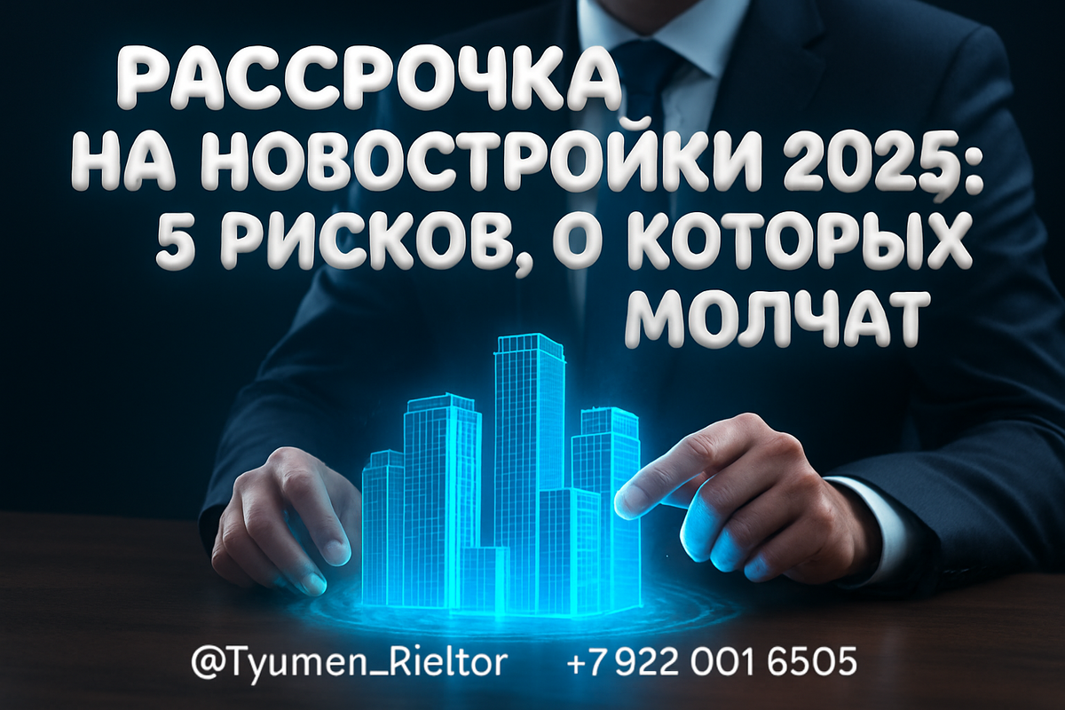    Рассрочка на новостройки 2025: 5 рисков, о которых молчат Святослав Шакин