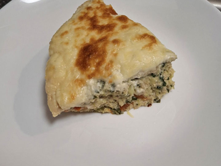 Овощная запеканка с фаршем