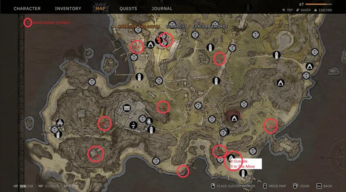    Братья по оружию: Все места жетонов хранителей в Tainted Grail: The Fall of Avalon