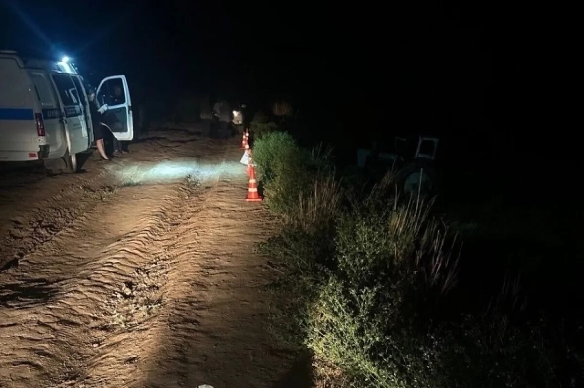    В Астраханской области трактор съехал в кювет, погибли два человека