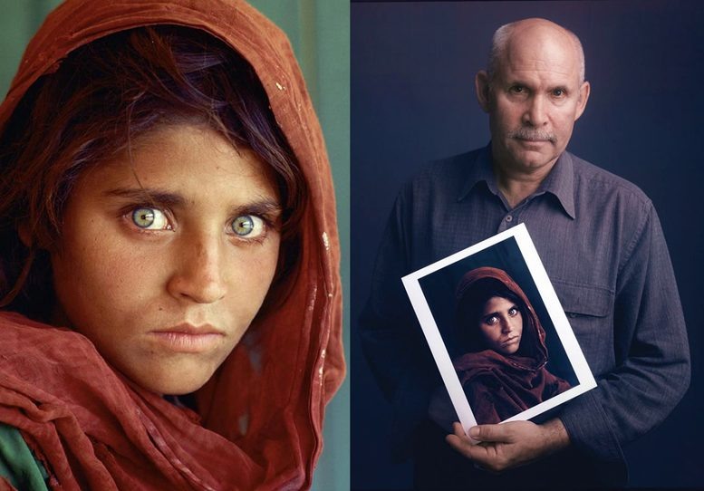 Шарбат Гула и Стив Маккарри. Фото из открытого источника