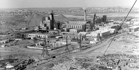 Шахта № 22 треста "Ленинуголь" Карагандинского бассейна. Фото из открытого доступа
