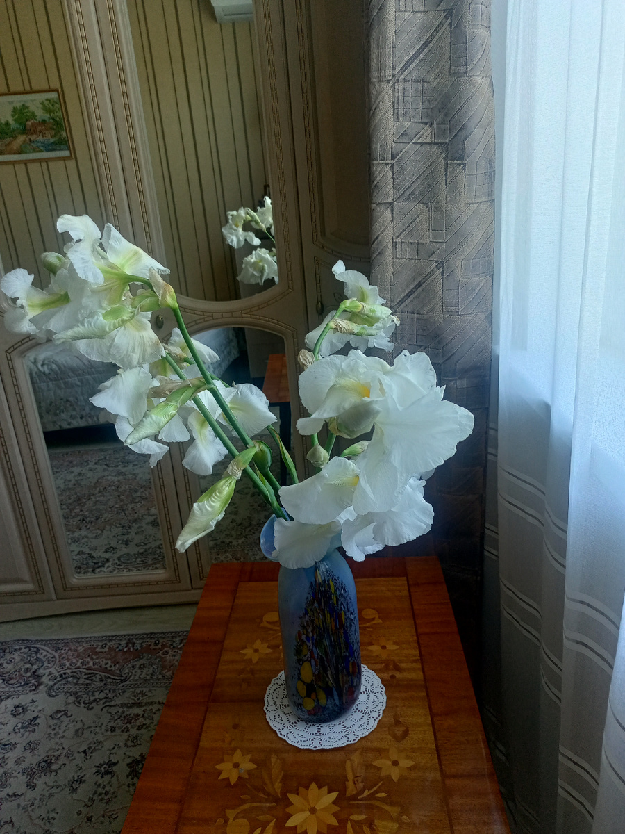 И ирисов!
