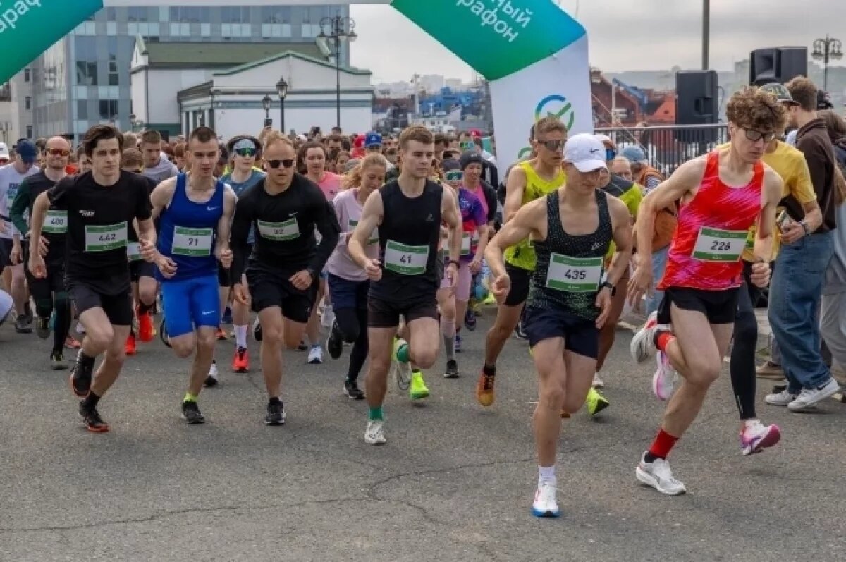    «Зеленый марафон» в помощь детям собрал тысячи участников во Владивостоке