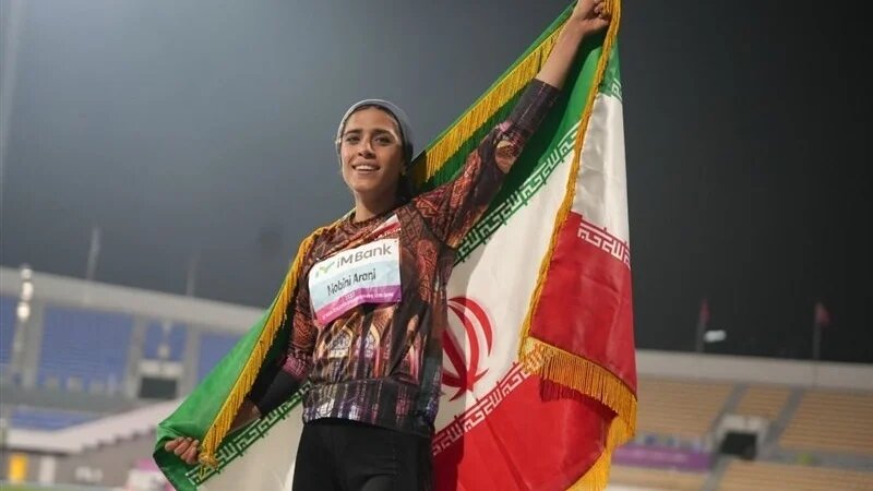Рейхане Мобини выиграла чемпионат Азии по прыжкам в длину.