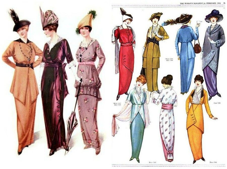 «Хромая юбка» позволяла делать только небольшие шаги, но выглядела очень изящно