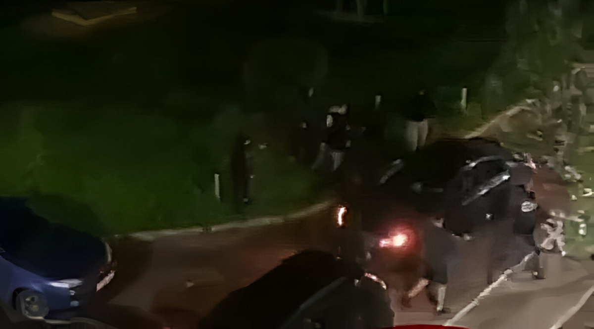 Кадр из видеозаписи нападения