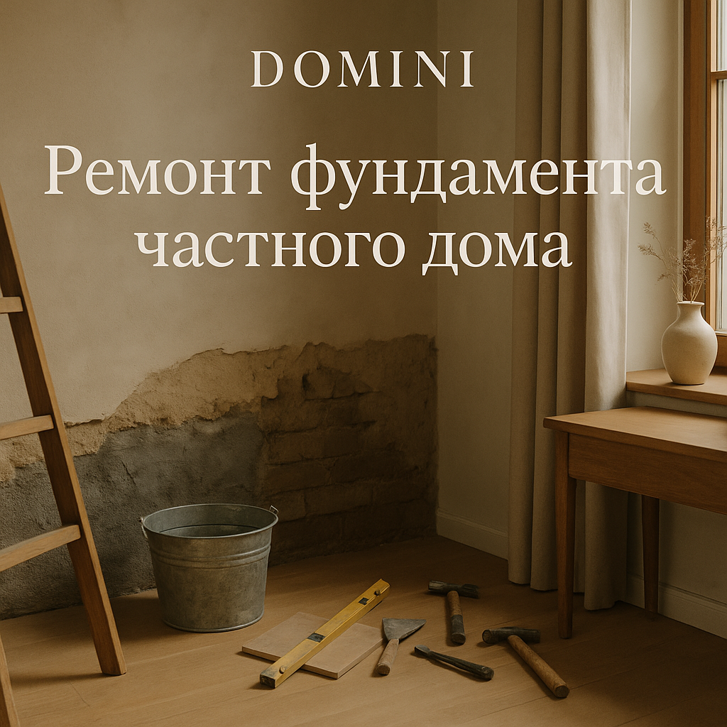    Когда нужен ремонт фундамента частного дома в Москве?