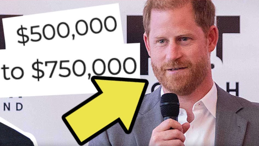 Столько стоит выступление принца Гарри. Полмиллиона долларов за речь?