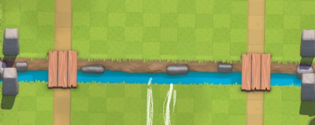 Они обозначены белыми линиями. Я называю их "Кайтропа".