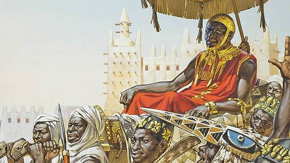 Фото примерного портрета Манса Мусы