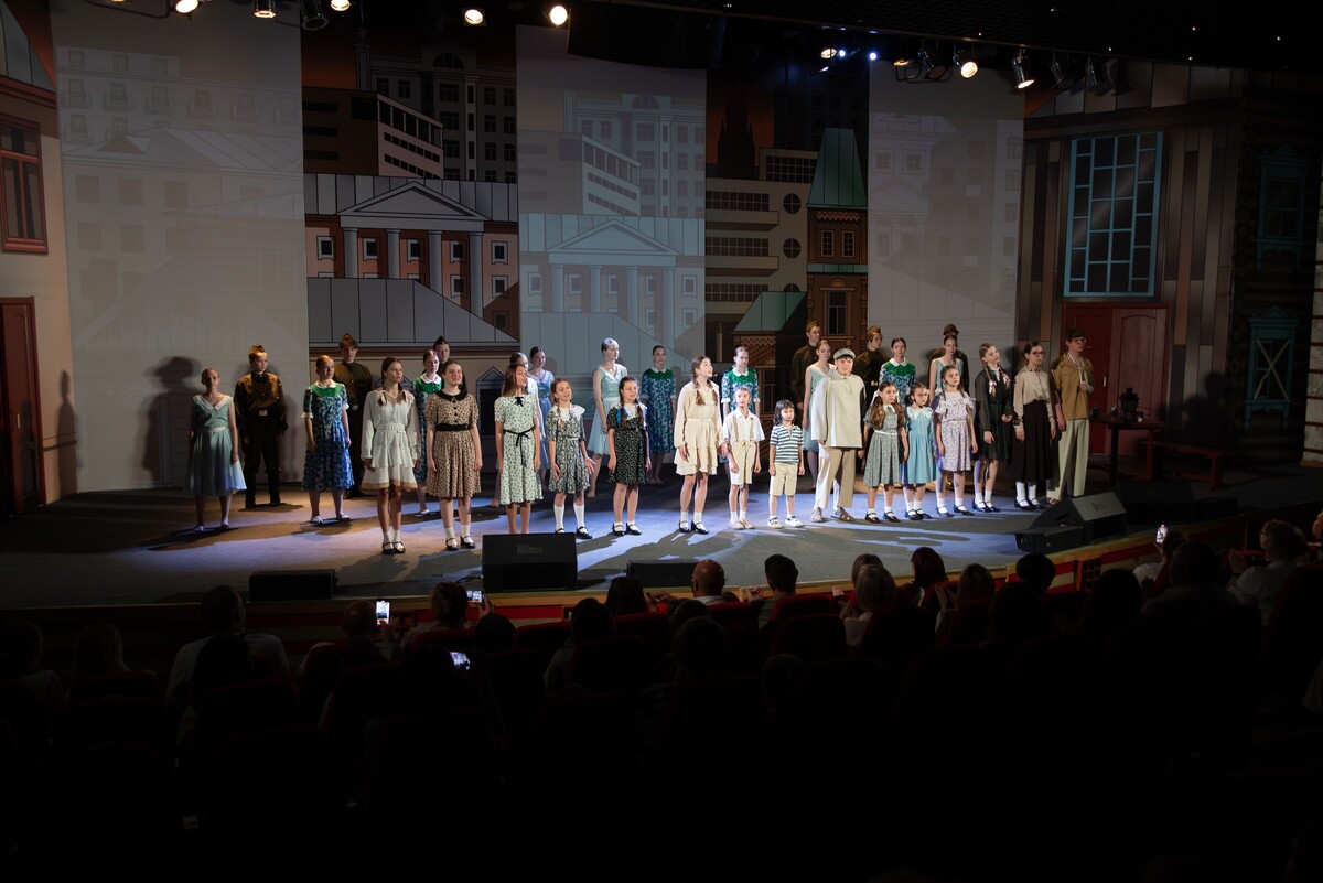    Юные артисты представили спектакль о детях войны в Музее Победы