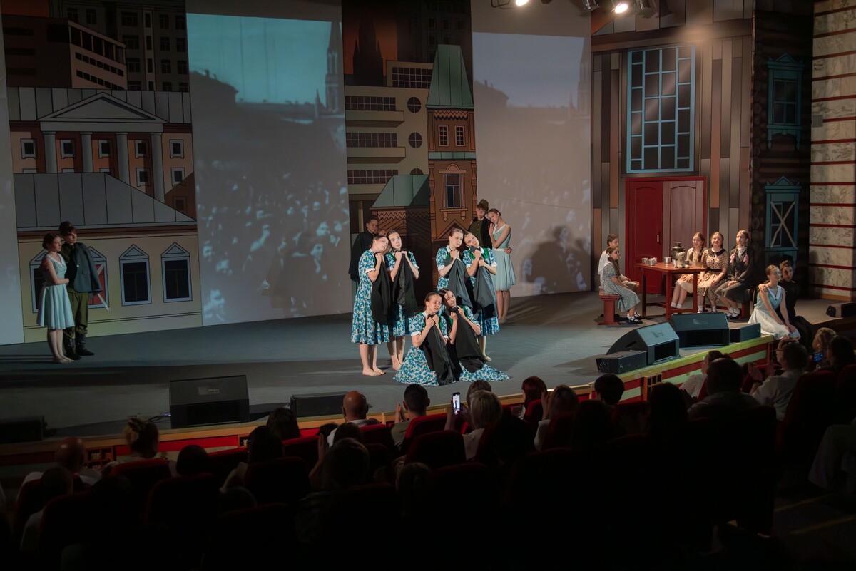    Юные артисты представили спектакль о детях войны в Музее Победы