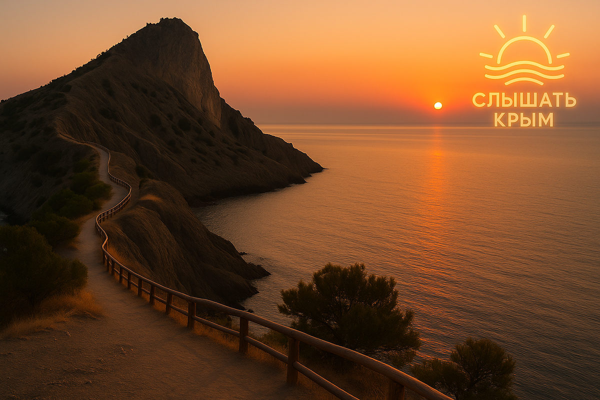 Рассвет на тропе Голицына в Крыму