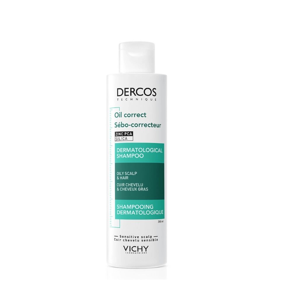 Vichy Dercos Oil Control – регулирует жирность, сохраняет объём.