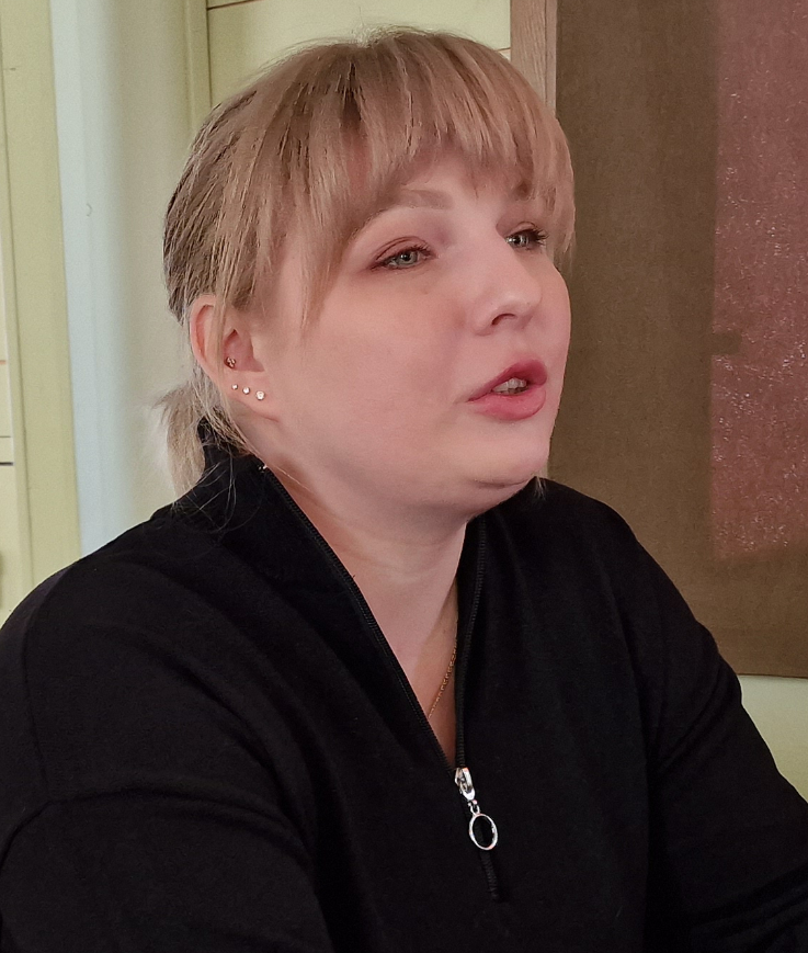 
Жена добровольца Галина Данчук (фото: Юрий Васильев)