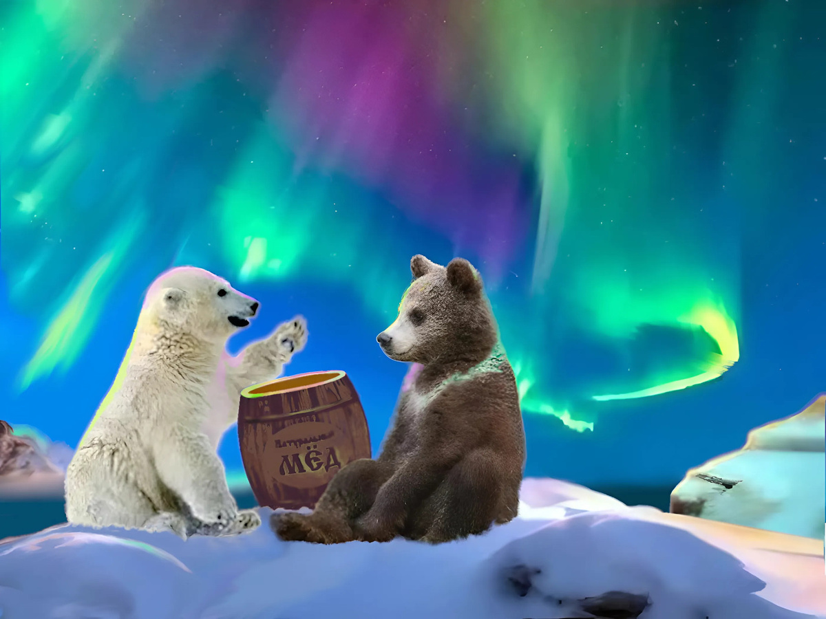 Сказка о том, как медвежата дружили.