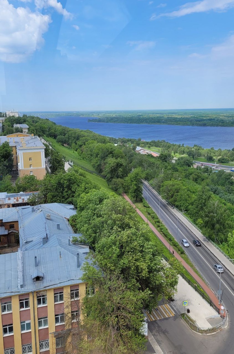 Вид в сторону Верхневолжской набережной