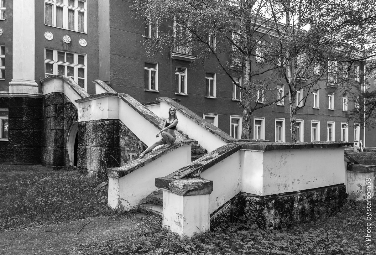 Наташа и лестница