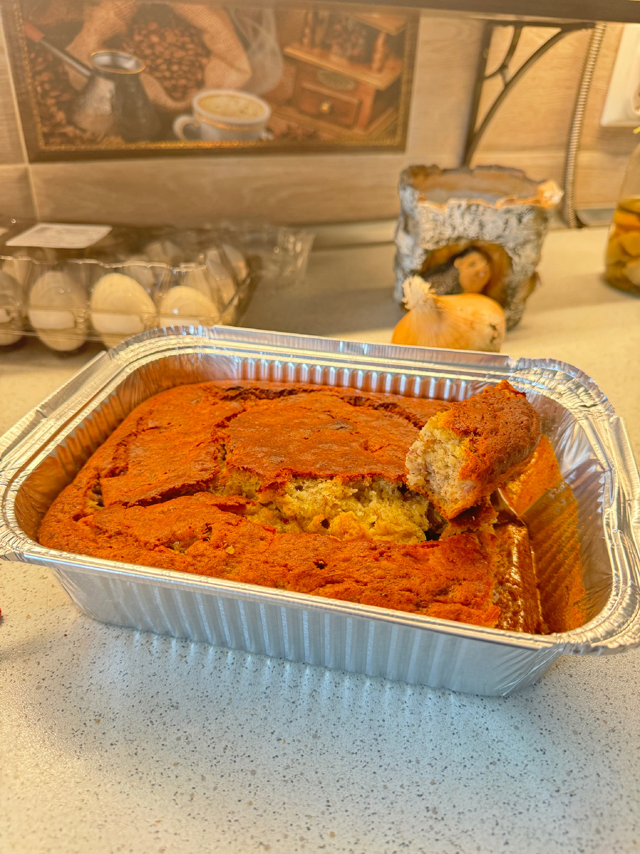 Банановый кекс рецепт «на глазок» из того что было