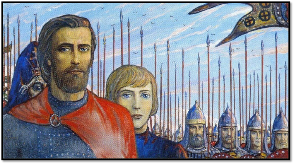 Илья Глазунов. Цикл «Поле Куликово». Дмитрий Донской, 1980 г.