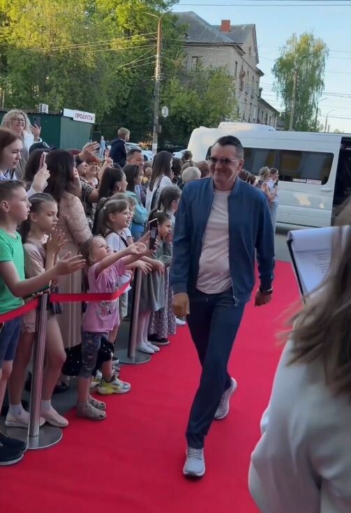 Павел Трубинер на красной дорожке V Городецкого кинофестиваля им. св. Александра Невского