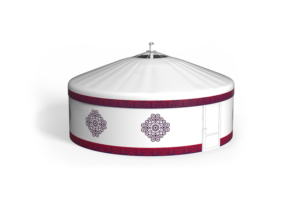 юрта с чехлом из ткани ОКСФОРД