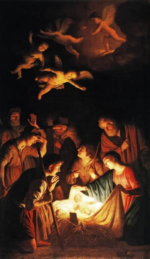 Геррит ван Хонтхорст - «Поклонение пастухов», 1606