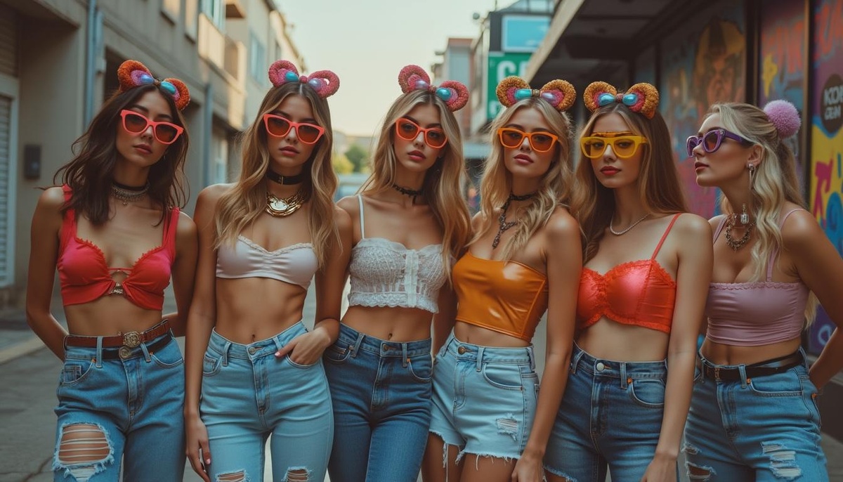 Девушки 2000-х.