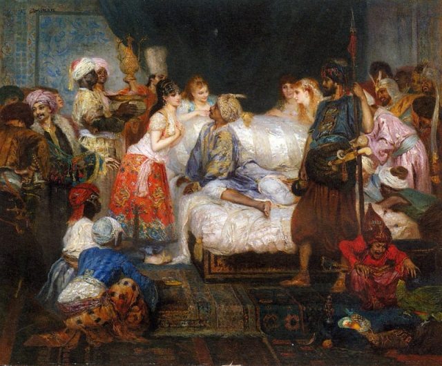 Сцена из гарема Фернана Кормона, ок. 1877 г.
