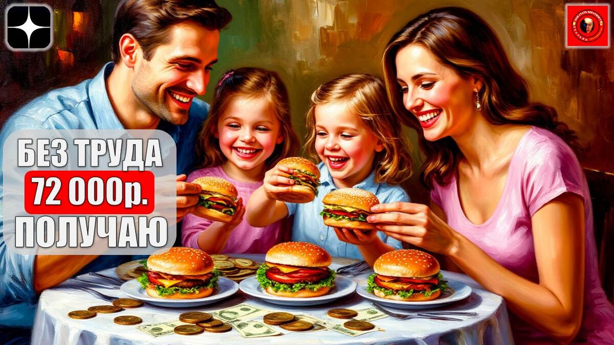 72 000 рублей – мой дар, без труда.