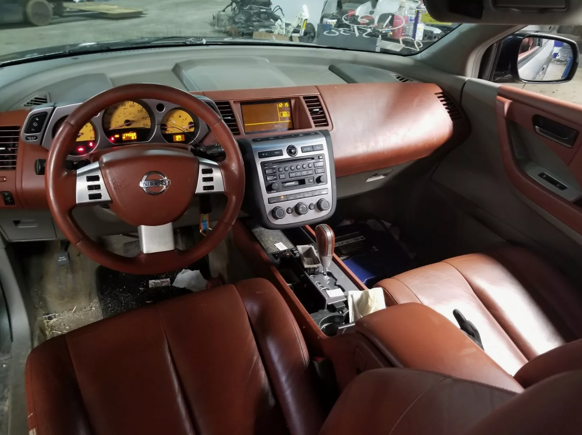 Nissan Murano Z50 внутри салон