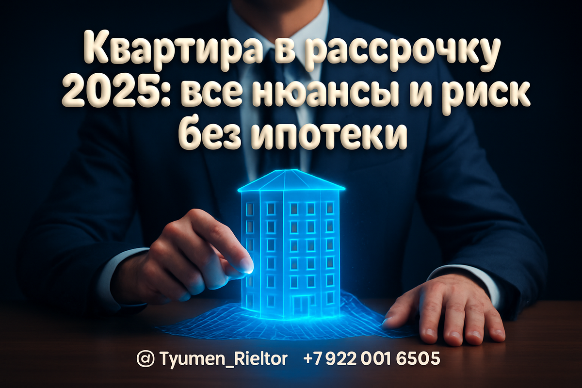    Квартира в рассрочку 2025: все нюансы и риски без ипотеки Святослав Шакин