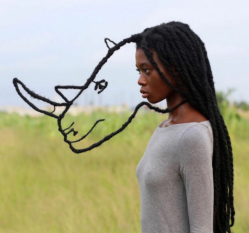    15 причесок от художницы, которой удалось превратить свои волосы в искусство