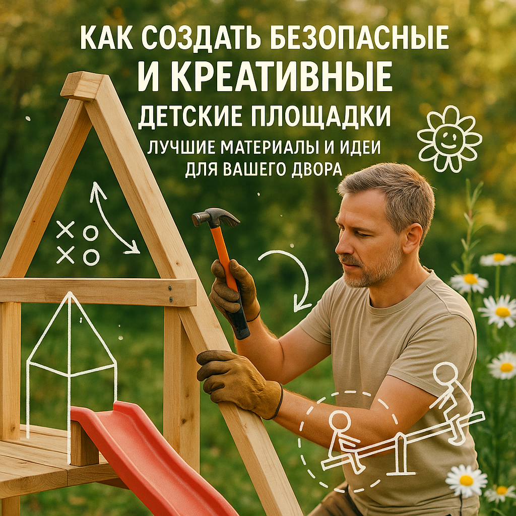    Как создать безопасные и креативные детские площадки: лучшие материалы и идеи для вашего двора