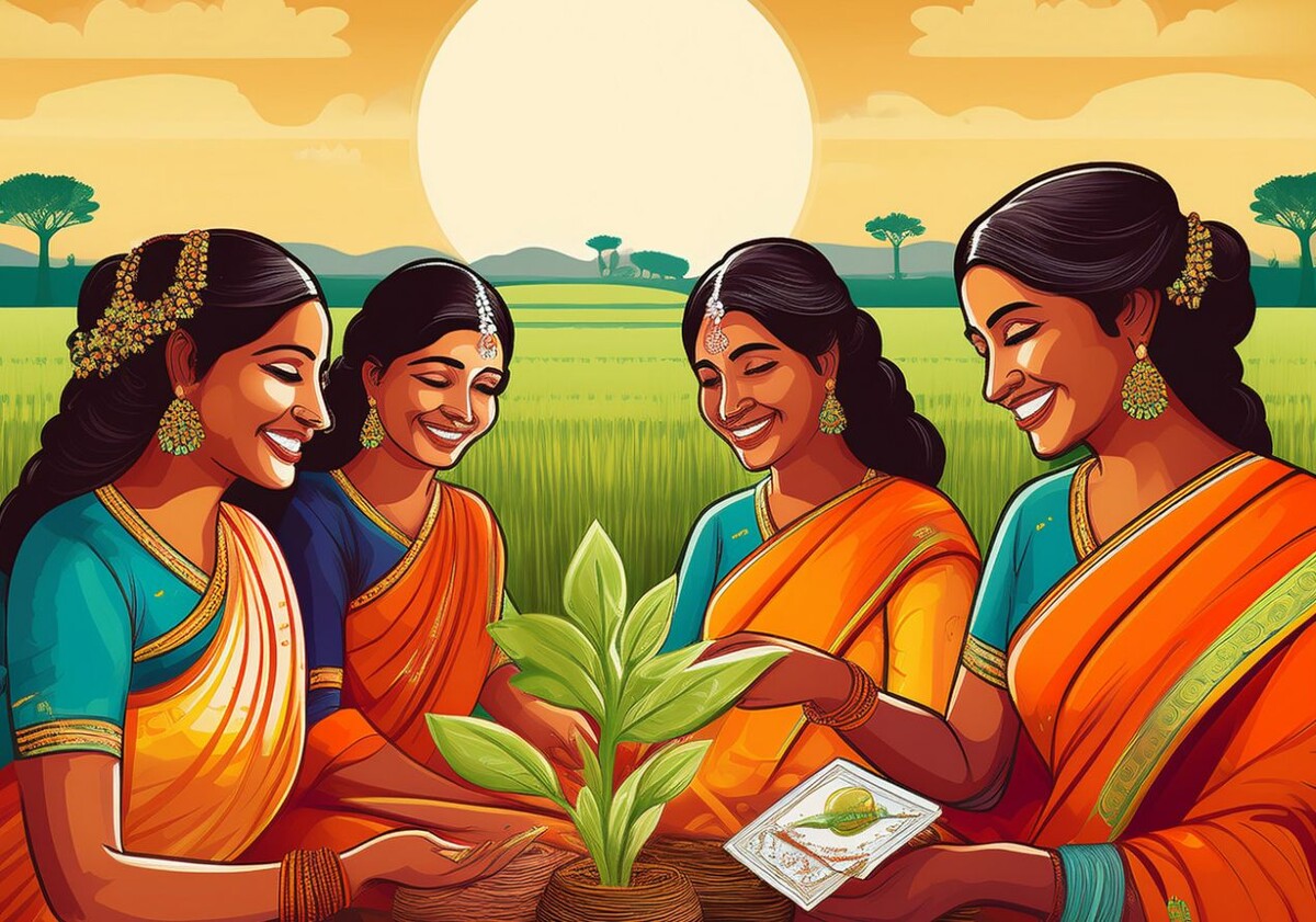    Новые возможности для женщин, работающих в сельской местности Индии