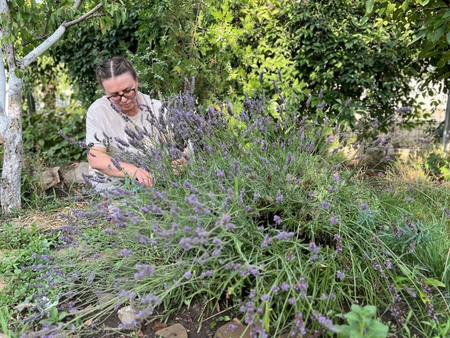 А матушка-то всё в трудах праведных...