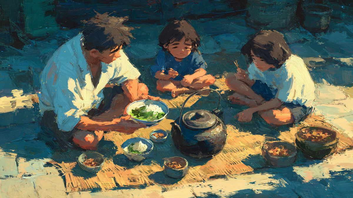 Чайная церемония с леппет тхок в Мьянме