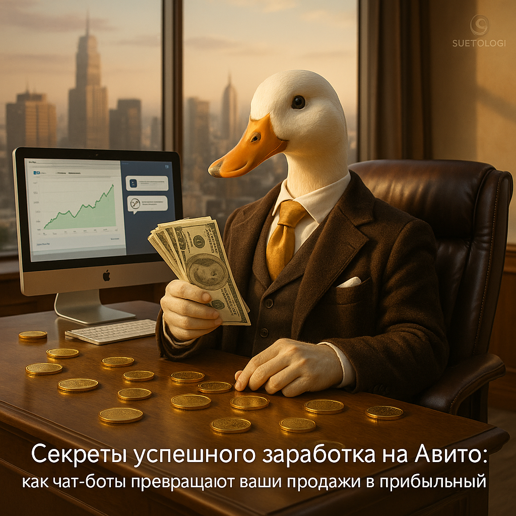    Скрытые возможности в чат-боты на Авито Суетолог