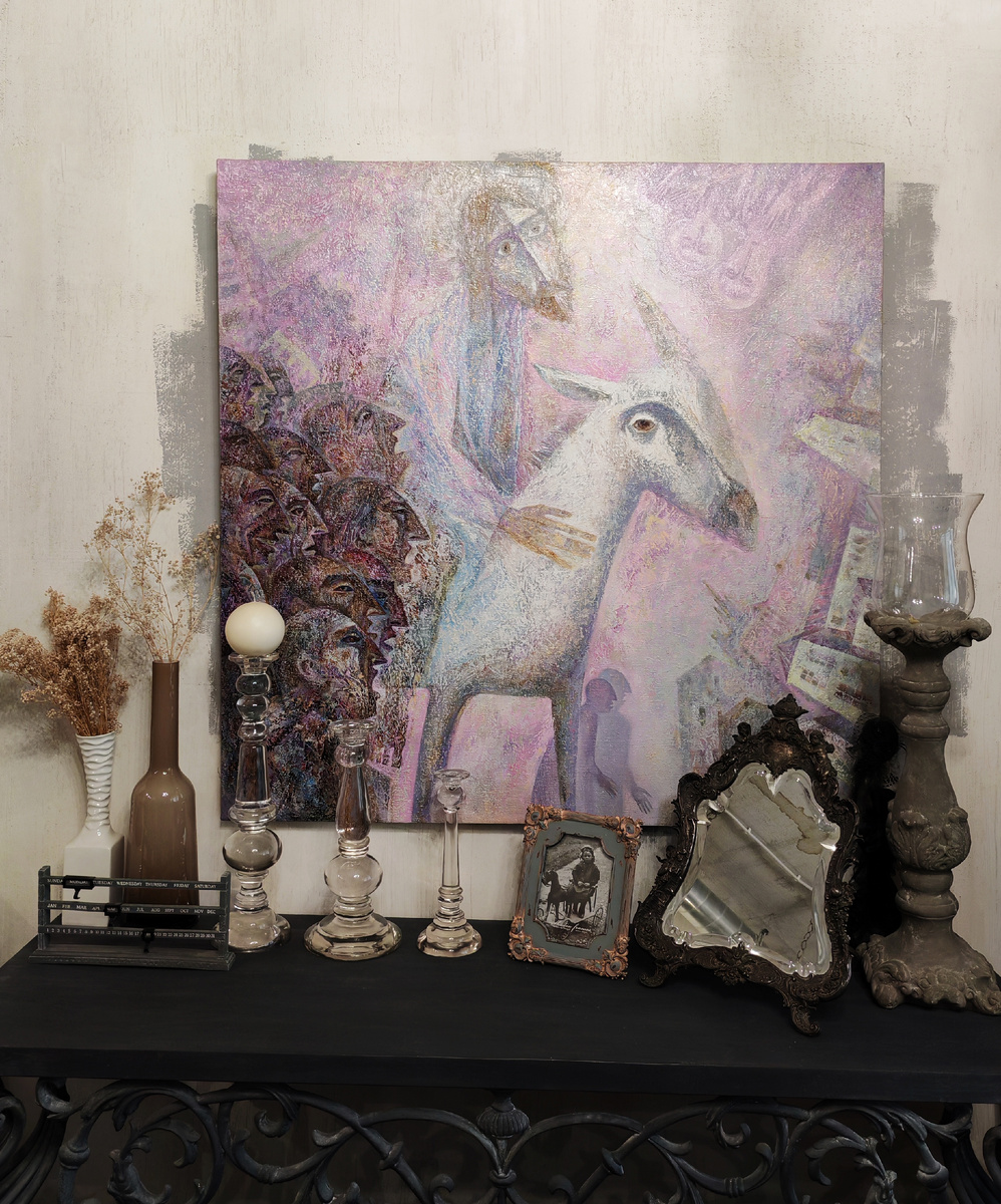 Работа Сергея Чеснокова-Ладыженского из личной коллекции Лены Макашовой. Не доступна в рамках текущей выставки