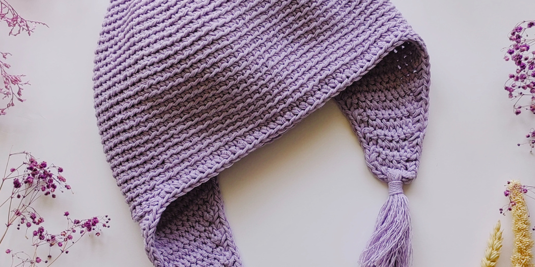 Вяжем шапку для бани крючком. Пошаговый мастер-класс
