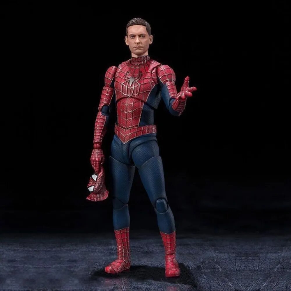 Фигурка человек паук/Spider-Man 3,Tobey Maguire,подвижные фигурки,15 см. Фото с Ozon