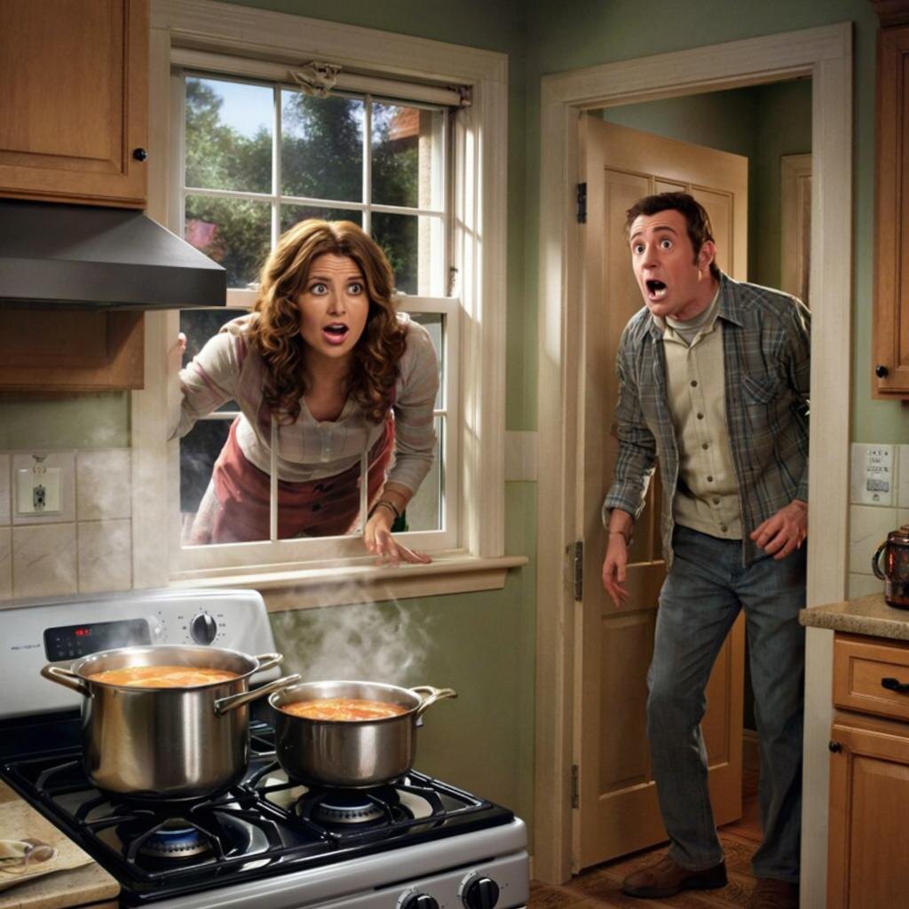 Дверь захлопнулась, а на плите остался суп
